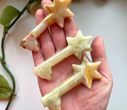 Banded Calcite Star Keys