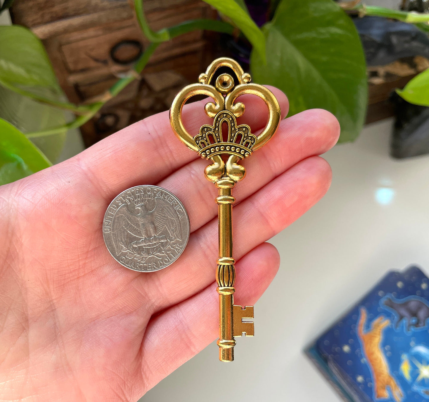 Gold Antique Key