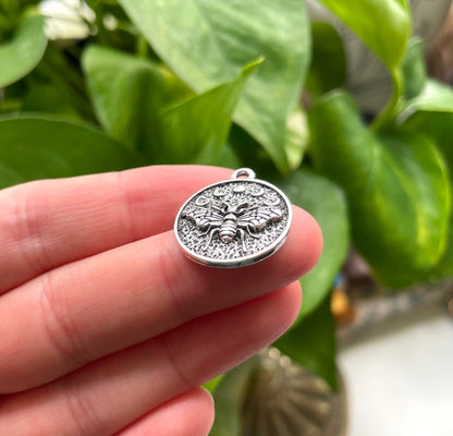 Bee with Moon Phase Charm