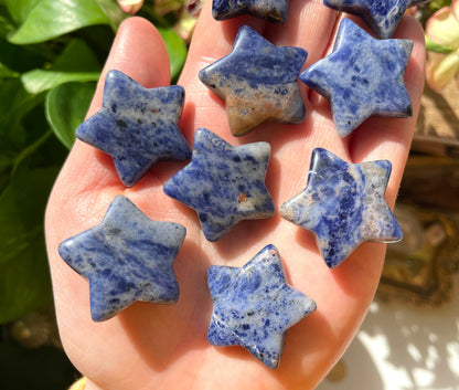 Sodalite Star Carving