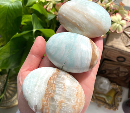 Caribbean Calcite Palm Stone