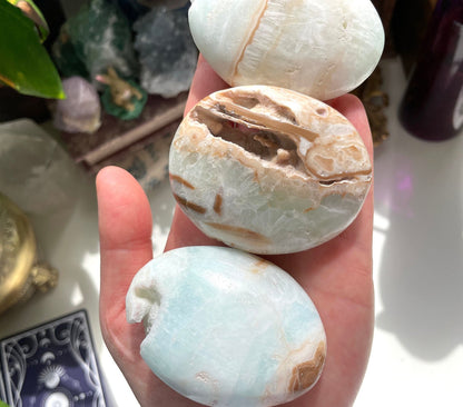 Caribbean Calcite Palm Stone