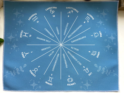 Astrology 12 House Casting Cloth