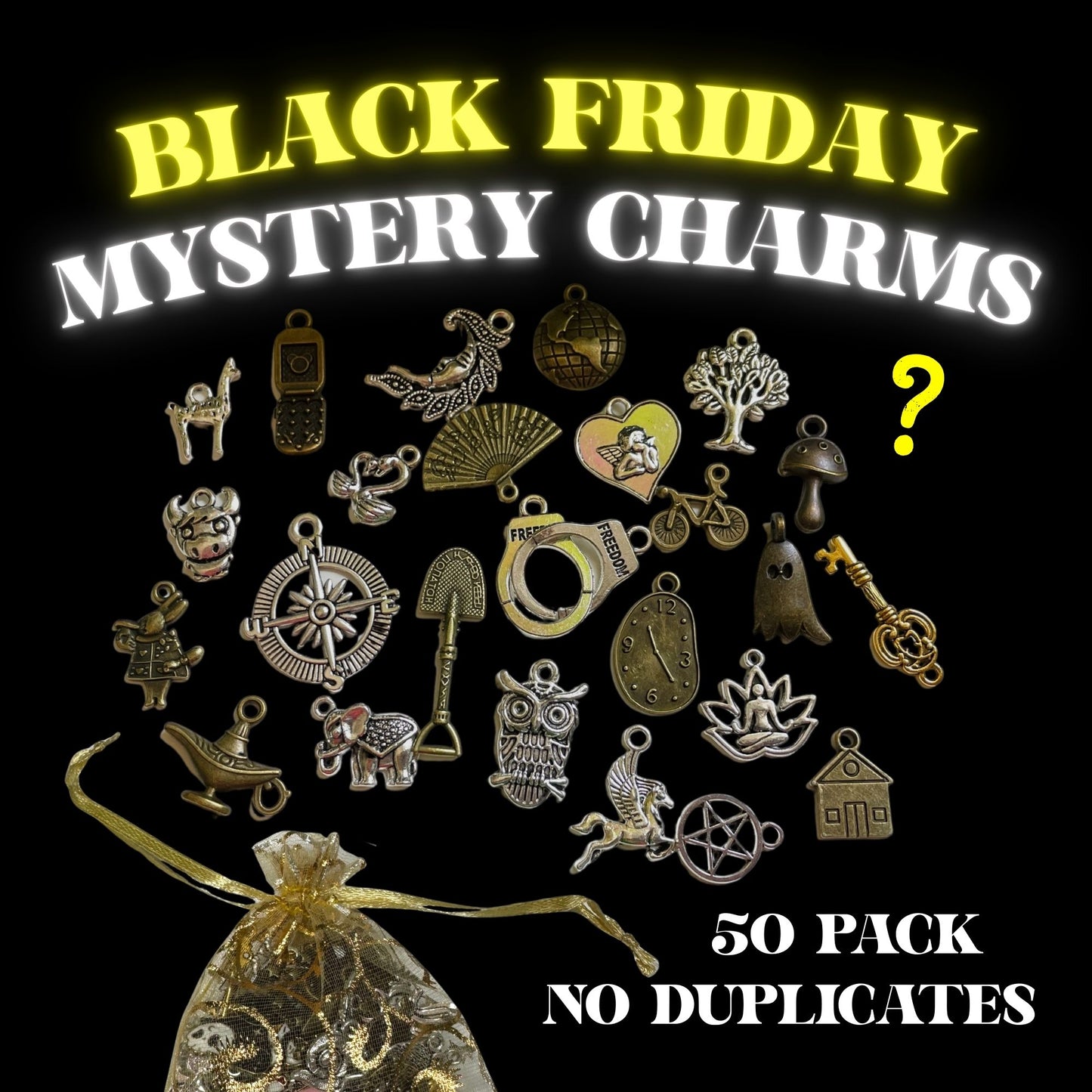 Black Friday ⭐ Mystery 50+ Charm Kit
