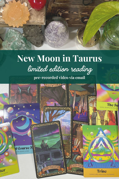 New Moon Tarot Reading LIMITED QUANTITY